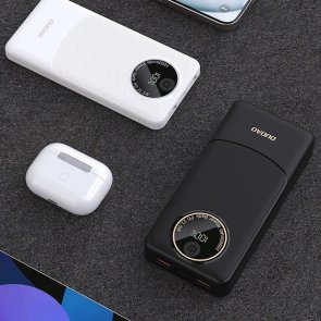 Батарея універсальна Dudao K12 Pro 10000mAh 22.5W Black (6976625333882)