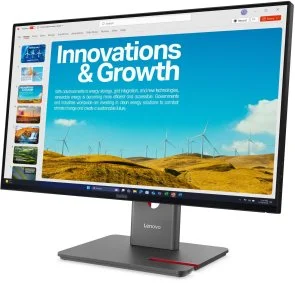 Фото: Монітор Lenovo ThinkVision P24QD-40 Black (64B1GAT1UA) - 23.8" IPS / 2560×1440 / 120 Гц / Pivot / HAS № 3 | KTC