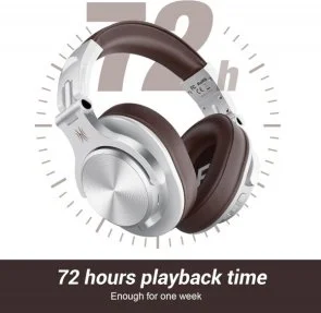 Фото: Навушники OneOdio Fusion A70 Silver/Brown (A70 Silver Brown) № 4 | KTC