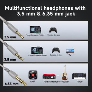 Гарнітура OneOdio Pro 10 Silver