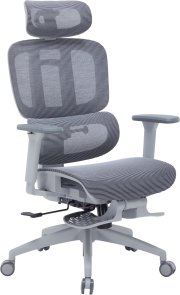 Крісло OfficePro Skyline Footrest OC750 Gray/Dark Gray (OC750-G-DG-DG)