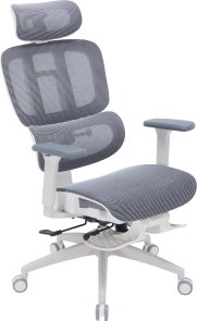 Крісло OfficePro Skyline Footrest OC750 White/Dark Gray (OC750-W-DG-DG)