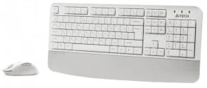 Фото: Комплект клавіатура+миша A4tech FG2500S Plus Wireless White (FG2500S Plus White) № 2 | KTC