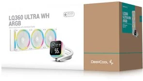 Фото: Система рідинного охолодження Deepcool LQ360 Ultra ARGB White (R-LQ360-WHASMC-G-1) № 6 | KTC