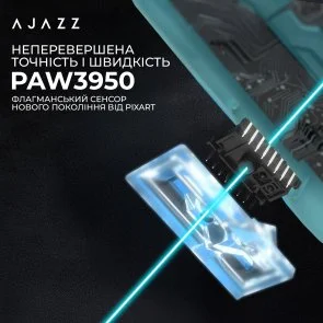 Фото: Миша Ajazz AJ159 Apex Wireless Blue (AJM159-A-BLUE) № 11 | KTC
