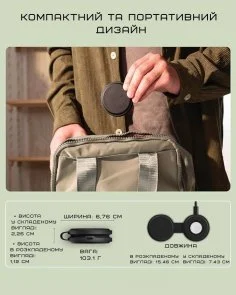 Фото: Бездротова зарядна станція Satechi OntheGo 2-in-1 Black (ST-QTG21K) № 8 | KTC