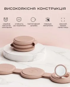 Фото: Бездротова зарядна станція Satechi OntheGo 3-in-1 Desert Rose (ST-QTG31R) № 8 | KTC