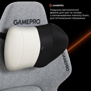 Крісло GamePro GC925G Fabric Gray