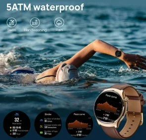 Фото: Смарт годинник Mibro Lite 3 Pro 45mm Rose Gold (XPAW019RG) № 11 | KTC