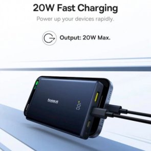 Батарея універсальна Baseus PicoGo 10000mAh 20W Black (P10076801123-00)