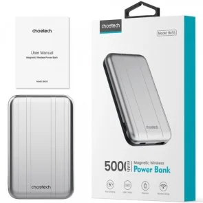 Фото: Батарея універсальна Choetech B655 Mini 5000mAh Silver (6932112104779) № 2 | KTC