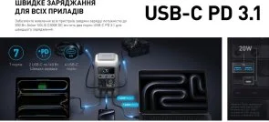 Фото: Зарядна станція Anker Solix C300XDC 140W 288Wh + сонячна панель PS60 (B1728311) № 20 | KTC