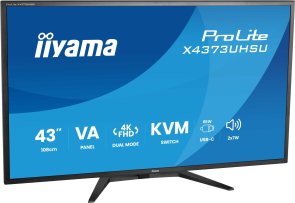 Монітор iiyama ProLite X4373UHSU-B2 Black