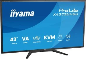 Фото: Монітор iiyama ProLite X4373UHSU-B2 Black - 42.5" VA / 3840×2160 / 60 Гц № 4 | KTC