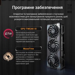 Відеокарта ASUS TUF Gaming GeForce RTX 5070 Ti 16GB GDDR7 OC Edition (TUF-RTX5070TI-O16G-GAMING)
