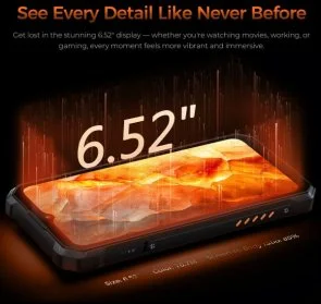 Фото: Смартфон Oukitel WP53 8/128GB Black (wp53_BK) № 5 | KTC