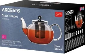 Фото: Заварник Ardesto Gemini Roma 800ml Clear (AR1908GMB) № 2 | KTC