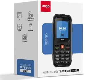 Фото: Мобільний телефон ERGO E182 Black № 6 | KTC