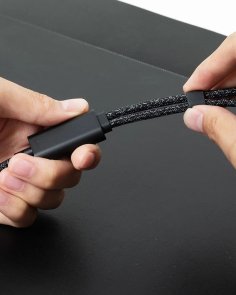 Кабель Native Union Belt 140W Type-C / 2xType-C 2m Cosmos Black (BELT-C-2C-COS)