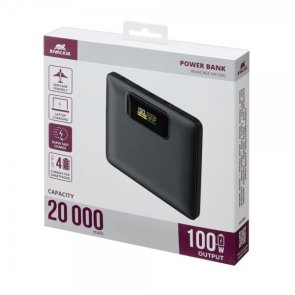 Батарея універсальна Riva RivaPower VA1090 20000mAh 100W 20V Black (RIVAPOWER VA1090 (Black))