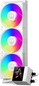 Фото: Система рідинного охолодження PCCooler DC360 Pro ARGB Display WH (DC360Pro-WHAWXY-GL) № 2 | KTC