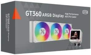 Фото: Система рідинного охолодження PCCooler GT360M ARGB Display WH (GT360M-WHAWXX-GL) № 6 | KTC