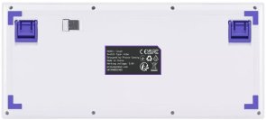 Клавіатура, Proove Gaming Coupe Huano Kobe WL/BT/USB, White/Purple ( Gaming )