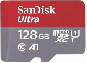 FLASH пам'ять SanDisk Ultra UHS-I U1 A1 Micro SDXC 128GB with adapter (SDSQUAB-128G-GN6IA)