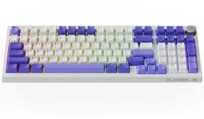 Фото: Клавіатура Proove Gaming Slicker Special Edition Huano Kobe WL/BT/USB White/Purple (WKSLSE022416) № 2 | KTC