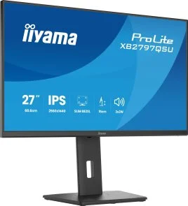 Фото: Монітор iiyama XB2797QSU-B1 Black - 27" IPS / 2560×1440 / 75 Гц / Adaptive Sync / Pivot / HAS № 7 | KTC