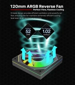 Фото: Кулер Xilence XPF120UR ARGB Reverse (XF078) № 7 | KTC