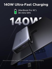 Батарея універсальна UGREEN PB552 25000mAh 165W Grey (55995B)