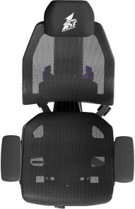 Крісло 1stPlayer Ergo Aero Black/Purple (ERGO-AR-BK)