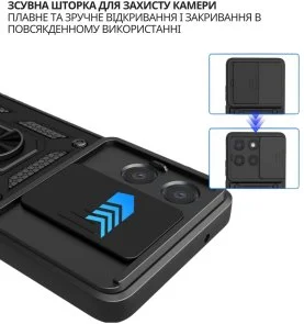 Фото: Чохол BeCover for Motorola Moto G86 - Military Black (715037) № 5 | KTC