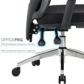 Фото: Крісло OfficePro Aero OC490B Black № 16 | KTC