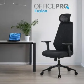 Фото: Крісло OfficePro Fusion OC577B Black № 7 | KTC