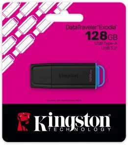 Фото: Флешка USB Kingston DataTraveler Exodia G2 128GB Black/Blue (DTXG2/128GB) № 5 | KTC
