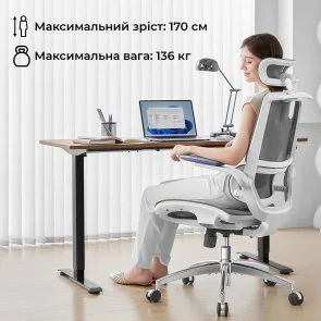 Фото: Крісло SIHOO M59AS Mesh Black (M59AS-M302) № 13 | KTC