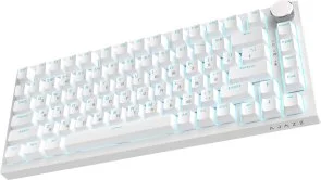 Фото: Клавіатура Ajazz AK820 Red Switch ENG/UKR USB White (AK820-R-W) № 2 | KTC
