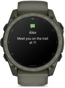 Фото: Смарт годинник Garmin tactix 8 - 51 mm AMOLED Cerakote Coating Includes Applied Ballistics Ultralight Solver and Olive Drab Cerakote Coating (010-04553-11) № 5 | KTC