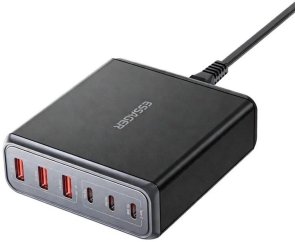 Зарядний пристрій Essager Engine 85W Desktop Charging Station Black (EZC85W-SXB0G-Z)