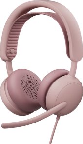 Гарнітура Logitech Zone Wired 2 Rose (981-001620)