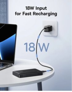 Батарея універсальна Baseus EnerFill FP21 10000mAh 22.5W Cosmic Black (P1008210D123-00)