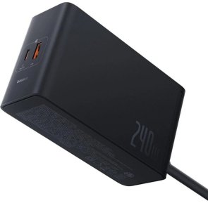 Зарядний пристрій Baseus GaN3 Intelligent Desktop PD QC 240W 5A Bl (P10163901113-00)