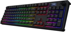 Клавіатура Hator Skyfall 100 Pro Aurum Vanila Silent Wireless Black (HTK4101UA)