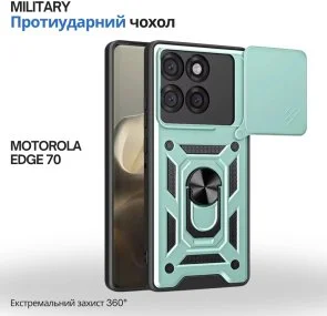 Фото: Чохол BeCover for Motorola Edge 70 - Military Dark Green (715531) № 2 | KTC