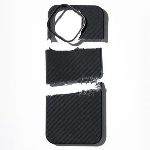 Фото: Чохол Proove for Apple iPhone 16 - Carbon Slim with Magnetic Ring Onyx (PCCSIP160060) № 4 | KTC