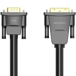 Фото: Кабель Vention DVI 24-1 / VGA 1.5m Black (EABBG) № 3 | KTC