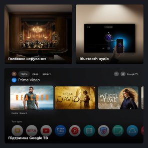 Телевізор QLED Dreame Vivid 50Q100 (Smart TV, Wi-Fi, 3840x2160)