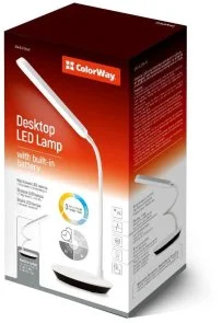 Фото: Лампа ColorWay Portable and Flexible 360 White (CW-DL12FB-W) № 9 | KTC